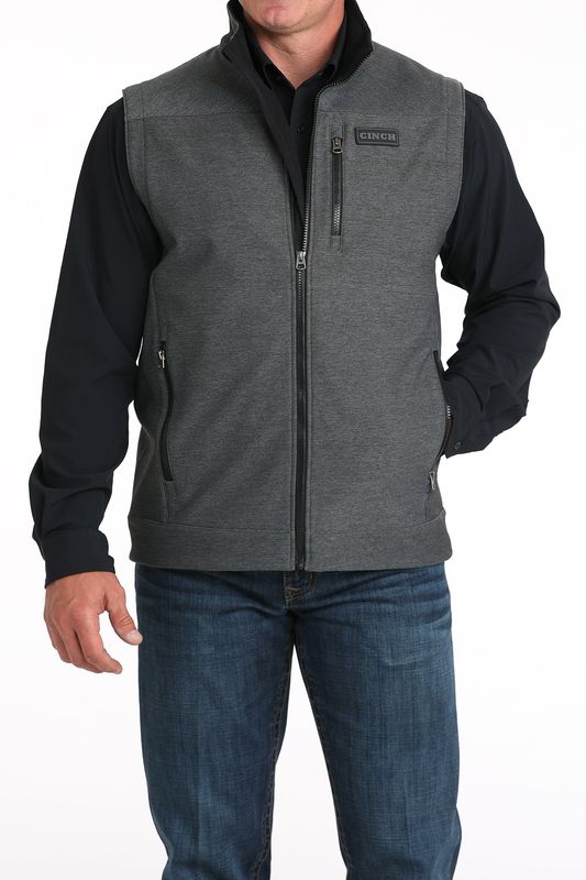 Men's Bonded Soft Shell Vest|Cinch MWV1515026