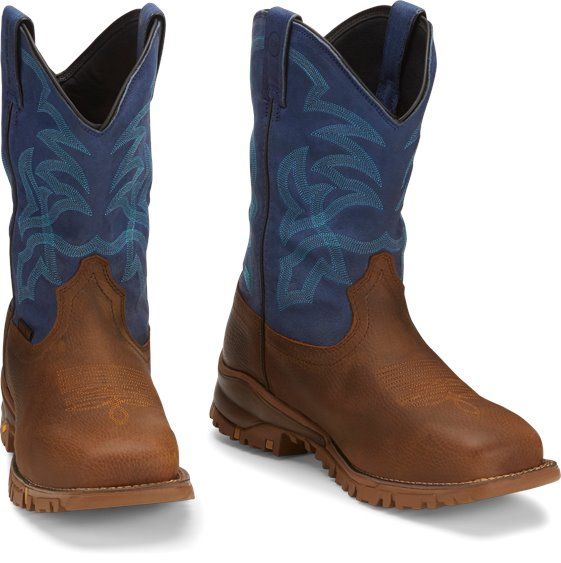 TONY LAMA | MENS ROUSTABOUT TW5010 11” WATERPROOF STEEL TOE WORK BOOT