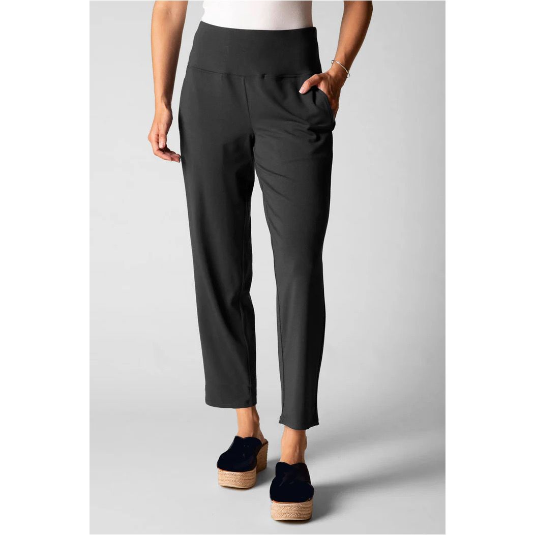 HABITAT | WOMENS BLACK CORE TRAVEL STRAIGHT LEG  PANT