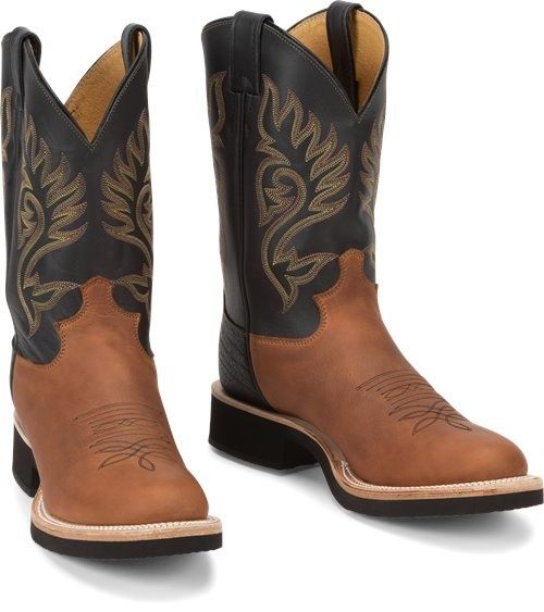 JUSTIN | PALUXY 5008 MENS TEKNO CREPE WESTERN BOOT