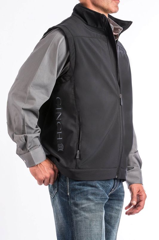 CINCH BASIC BLK BONDED VEST