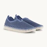 ILSE JACOBSEN | WOMENS  TULIP 139 SLIP ON PERFORATED FLAT SHOE
