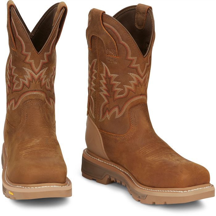 JUSTIN | MENS MONTANA CR2124 NANO COMP TOE WORK BOOT