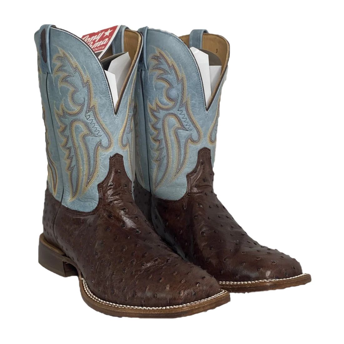 Men's Tony Lama jacinto full Quill Ostrich Boot|EP6093