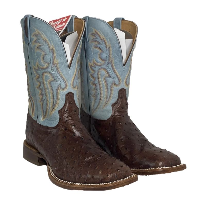 Men's Tony Lama jacinto full Quill Ostrich Boot|EP6093
