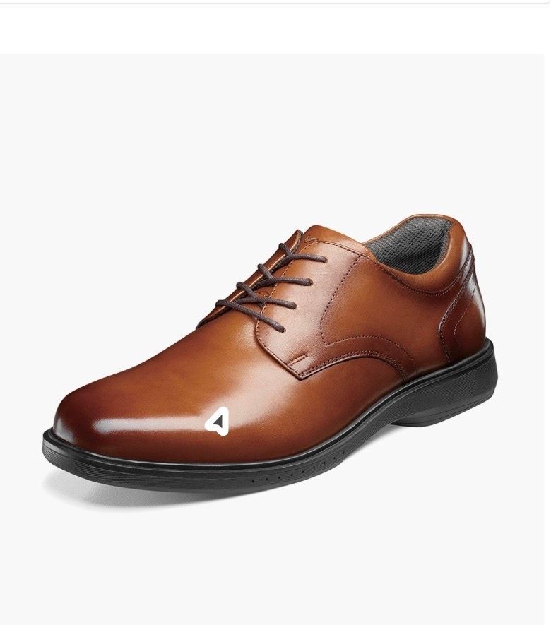 Men’s  Plain Toe Oxford Dress Shoe | Nunn Bush 84842 Cognac