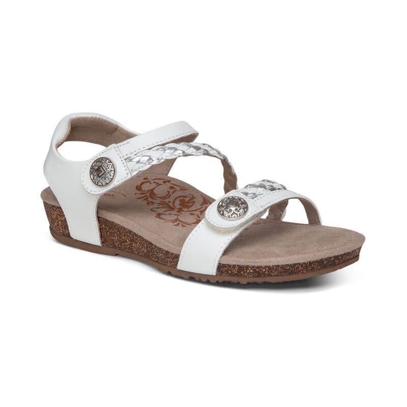 AETREX | JILLIAN WOMENS BRAIDED QUARTER STRAP SANDAL