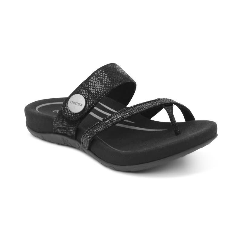 AETREX | IZZY WOMENS ADJUSTABLE SLIDE SANDAL