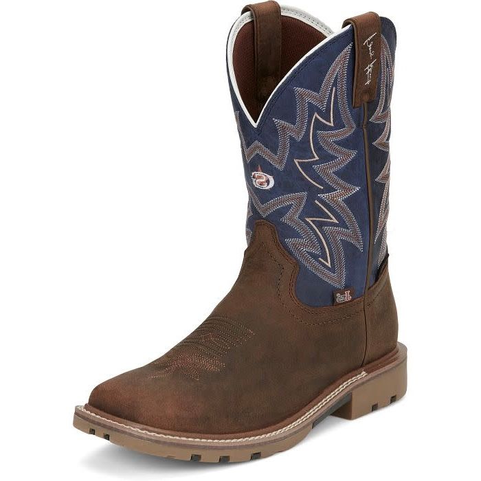 JUSTIN | FIREMAN GR9063 MENS WATER PROOF SOFT TOE WORK BOOT