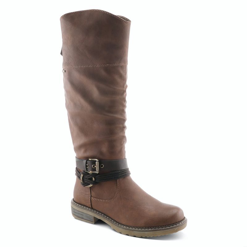 SPRING STEP | WOMENS MANGIE TALL BROWN BOOT