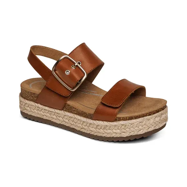 AETREX | VANIA WOMENS ARCH SUPPORT PLATFORM SANDAL