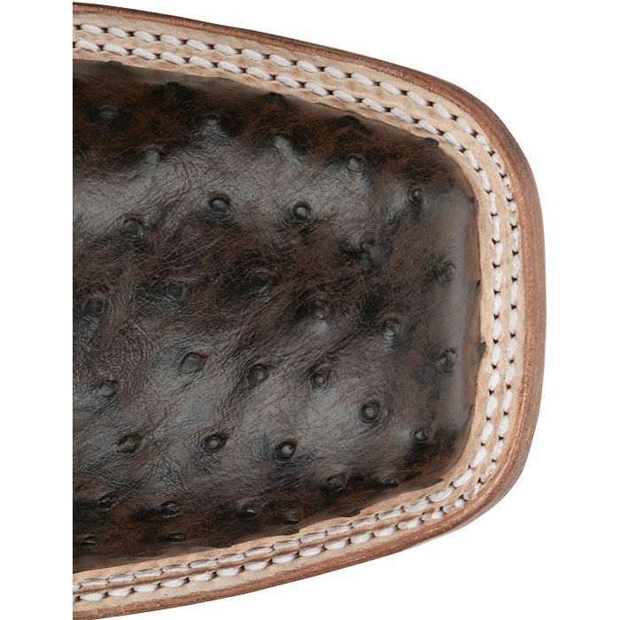 TONY LAMA | MENS FOSTER EP6098 11” SIENNA FULL QUILL OSTRICH  WESTERN BOOT