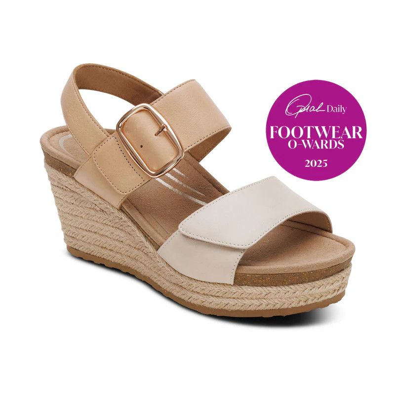 Ashley Arch Support Wedge Espadrill | Aetrex
