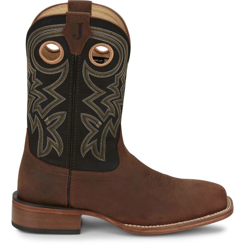 JUSTIN | BIG NEWS  FN7021 MENS 11” WALNUT BROWN WESTERN BOOT