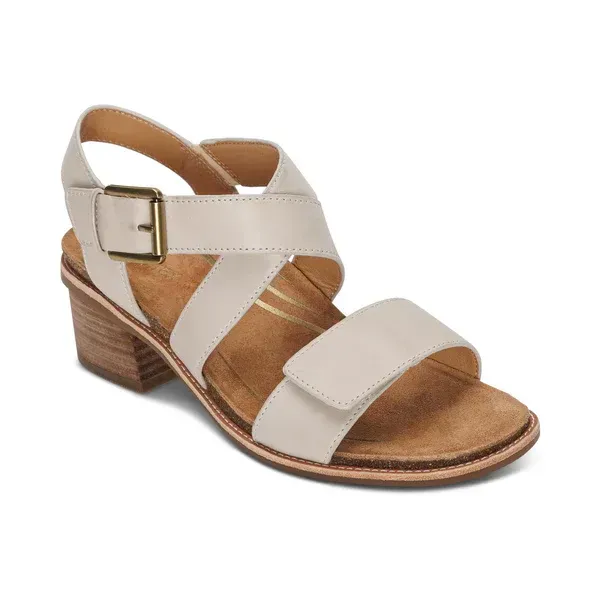 AETREX | KRISTIN WOMENS ARCH SUPPORT BLOCK HEEL SANDAL