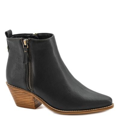 HEY GIRL BY CORKYS | TOIL N TROUBLE WOMENS BLACK ANKLE BOOT