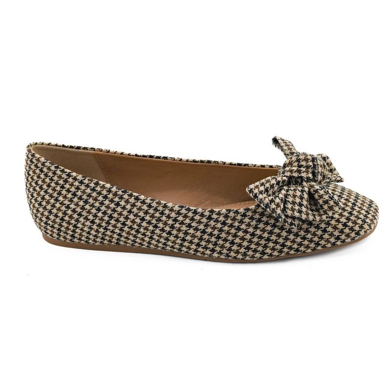 HEY GIRL BY CORKYS | SUGAR RUSH WOMENS HOUNDSTOOTH FLAT