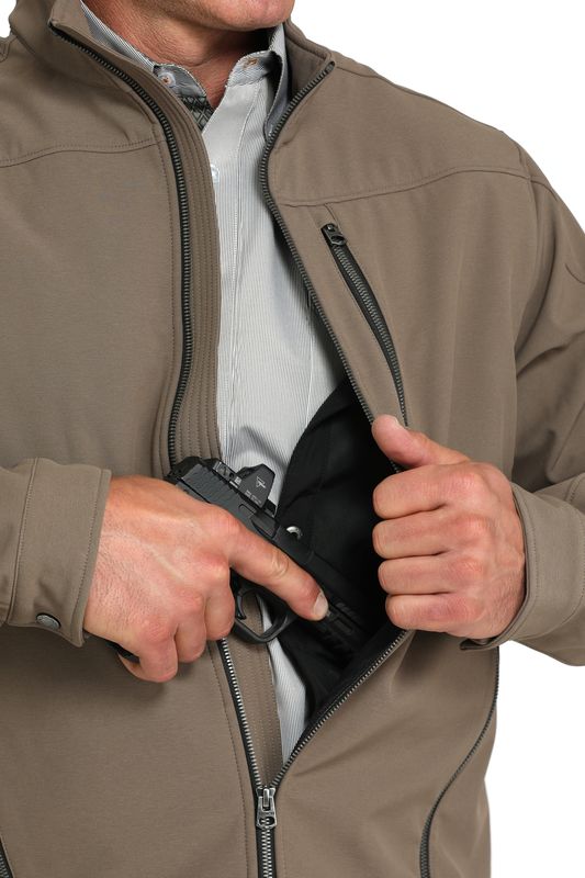 CINCH | MENS TAN BONDED CONCEAL CARRY JACKET