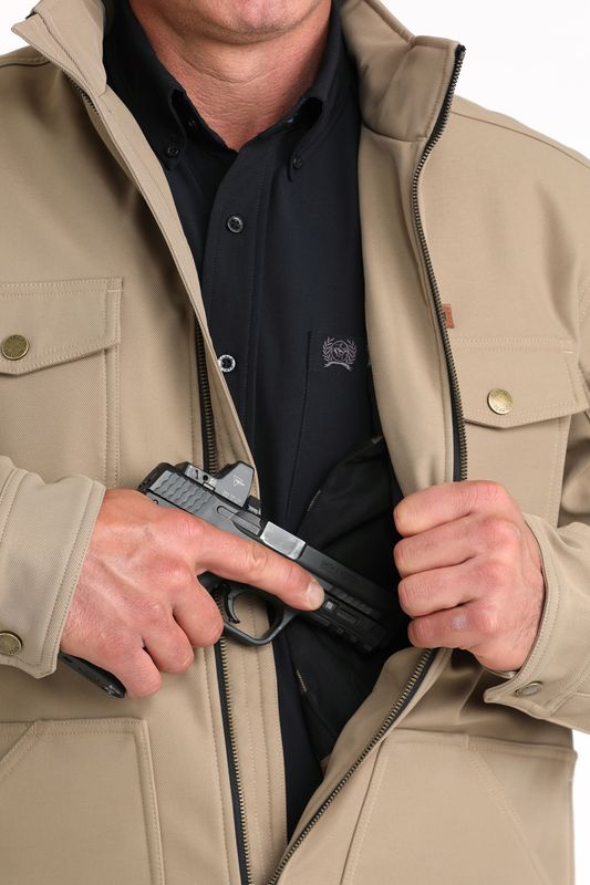 CINCH | MENS TAN CONCEAL CARRY BARN JACKET