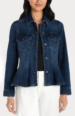 Women’s Fit and Flare Denim Jacket | Liverpool