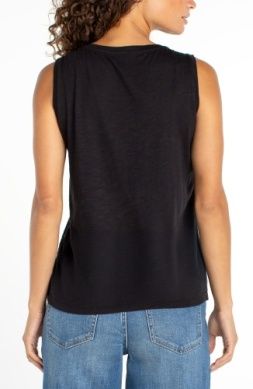LIVERPOOL | WOMENS LACE LINED TANK TOP