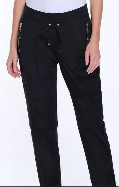 MULTIPLES | WOMENS JERSEY KNIT JOGGER-BLACK