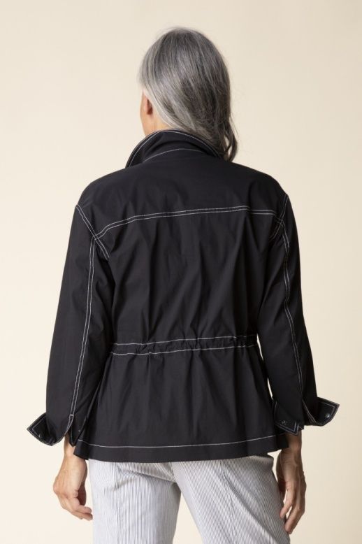 HABITAT | WOMENS BLACK COOL TECH TRAVEL JACKET