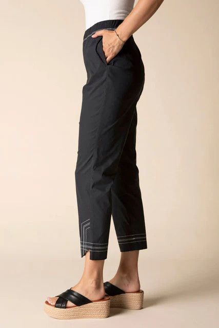 HABITAT | WOMENS BLACK COOL TECH EASY CROP PANT