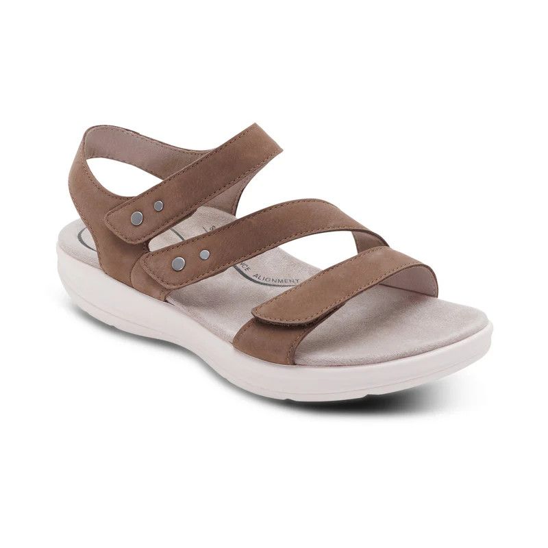 Savannah Adjustable Quarter Strap Sandal w/rocker sole | AETREX