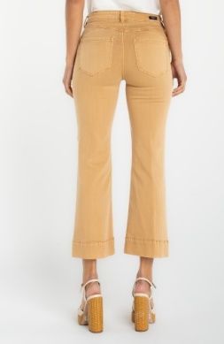 LIVERPOOL | WOMENS HANNAH CROP FLARE STRAW