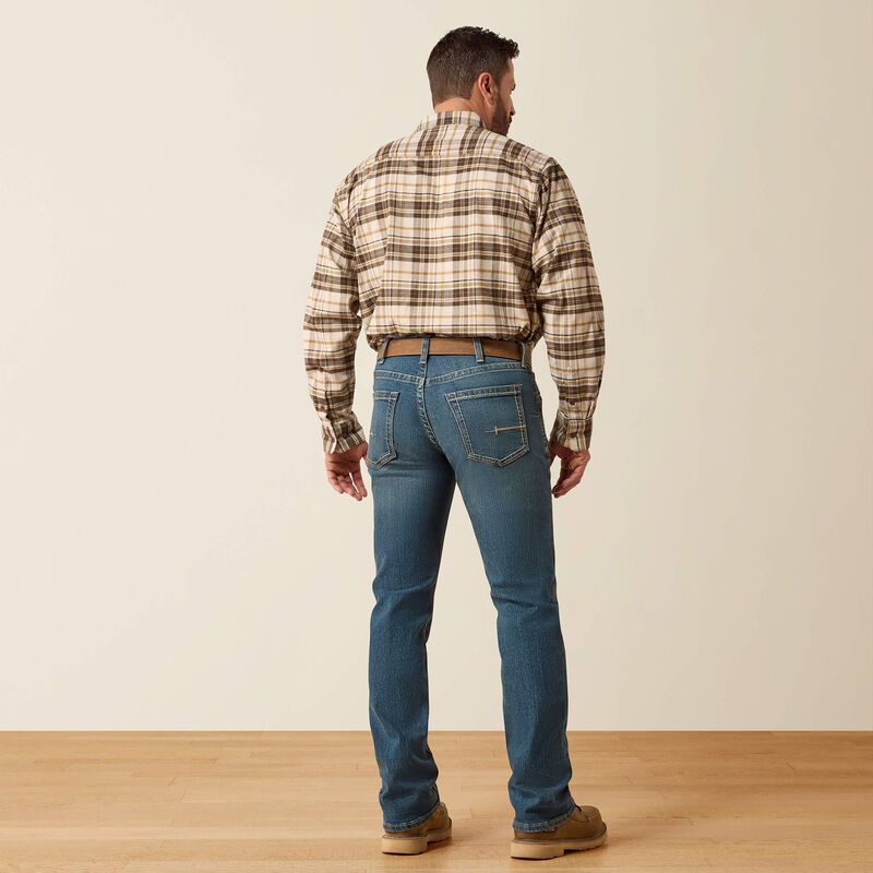 ARIAT | REBAR M5 MENS DURASTRETCH EDGE STACKABLE STRAIGHT LEG JEAN | IRONSIDE