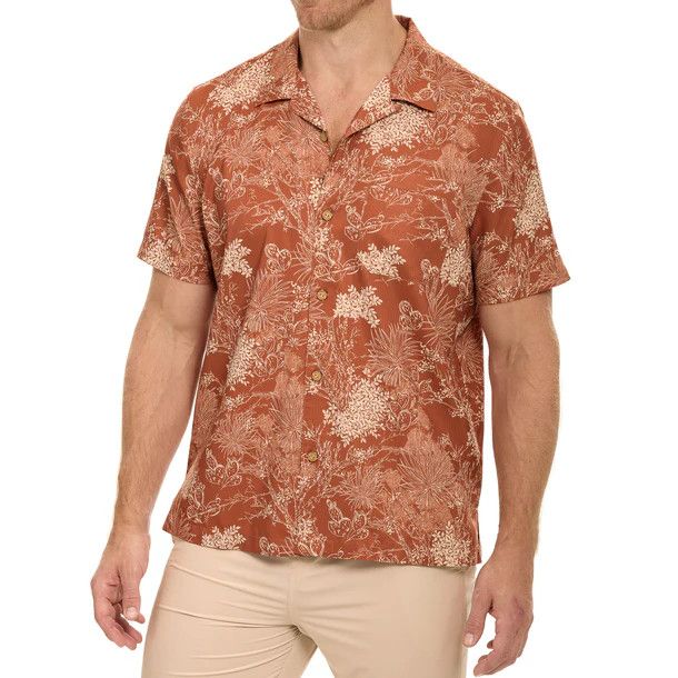 GAMEGUARD | MENS VOYAGER PRINT  SHORT SLEEVE SHIRT