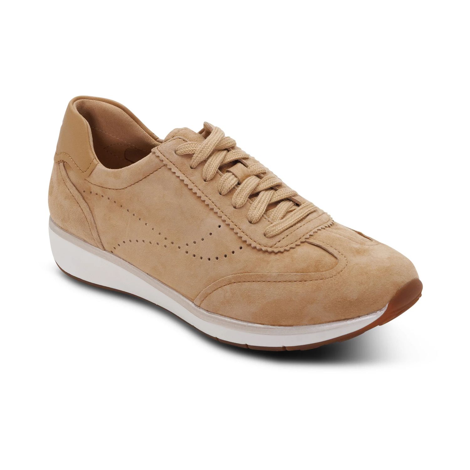 AETREX | WOMENS ATHENA NUBUCK SNEAKER W/ ARCH SUPPORT