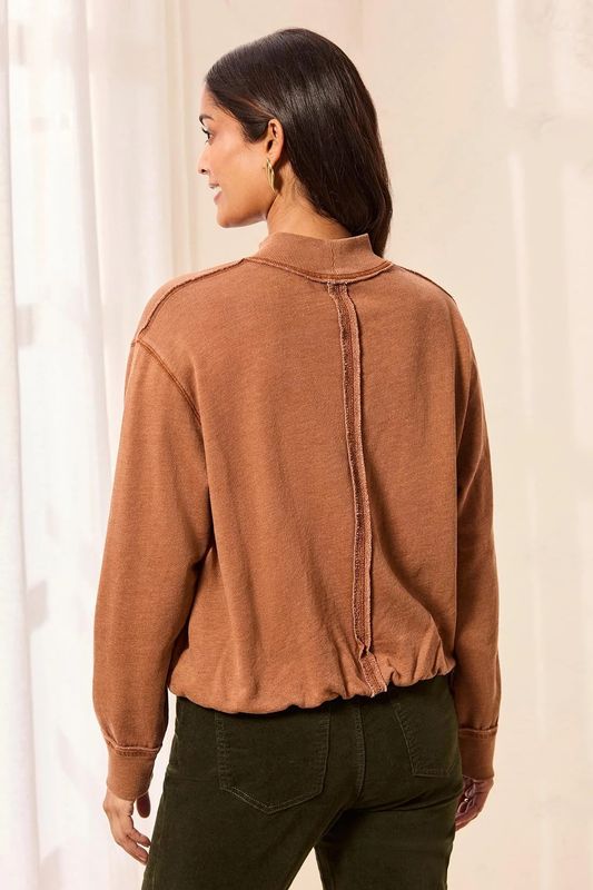 TRIBAL | WOMENS LONGSLEEVE BUBBLE SWEATSHIRT