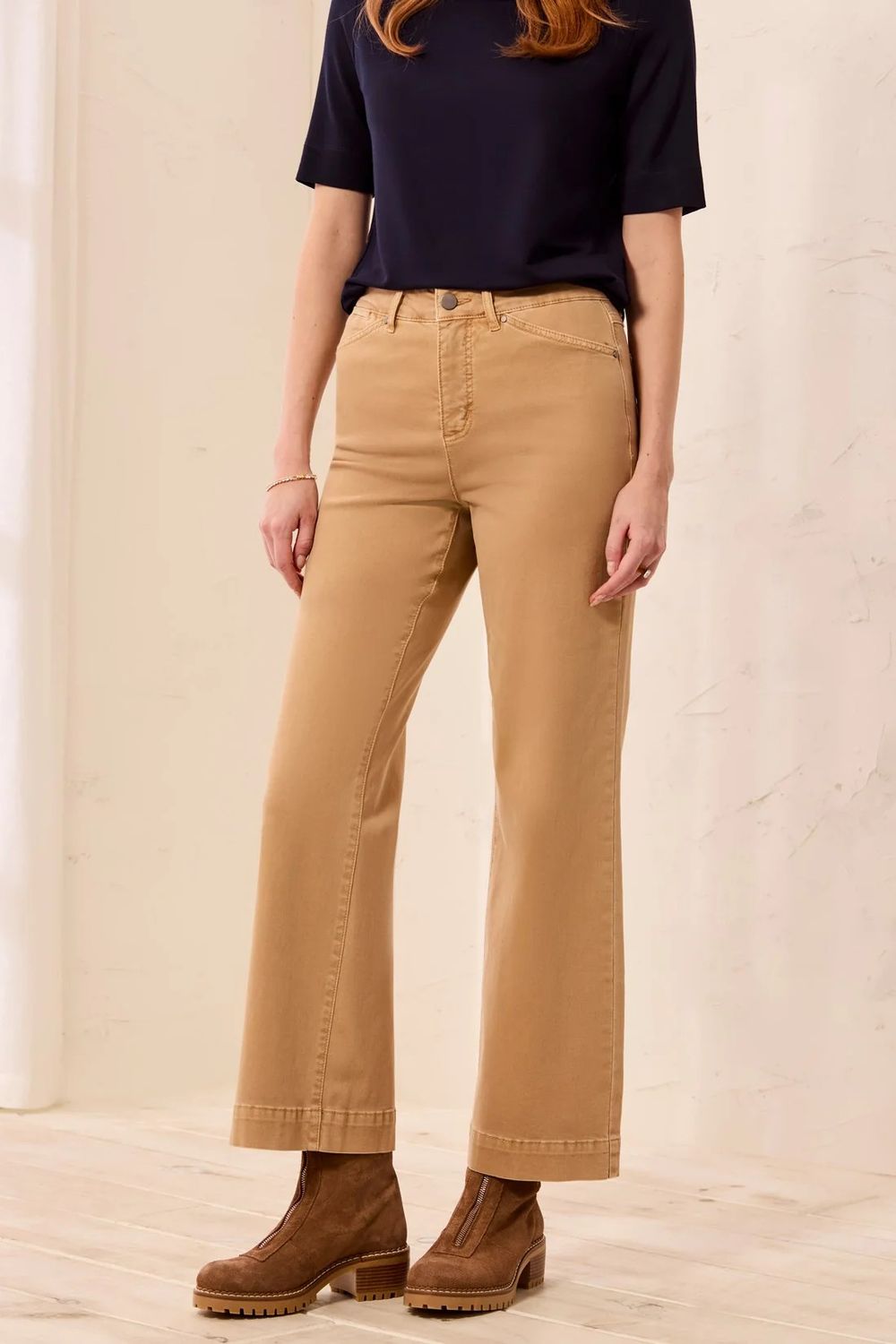 TRIBAL | WOMENS SESAME COMFORT STRETCH PULL ON PANT