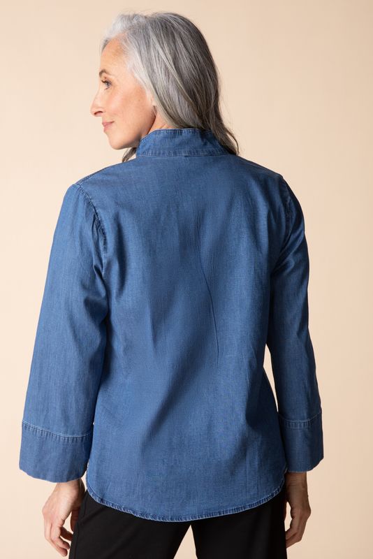 HABITAT | WOMENS PULLOVER DENIM SHIRT