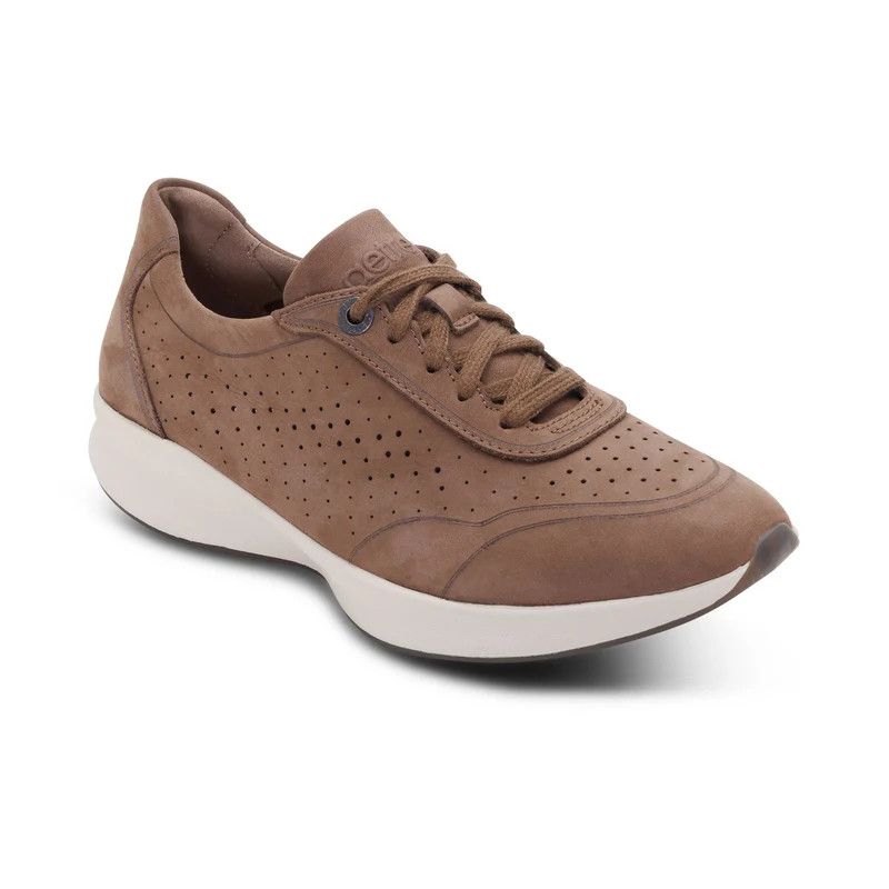 AETREX WOMENS TAUPE SERENA SNEAKER