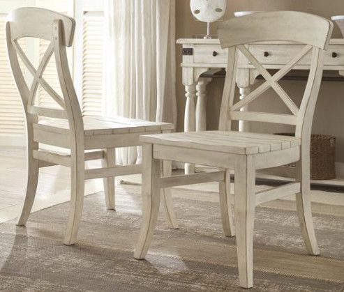 27357 Regan Farmhouse White X-Back Dining Chair (DISCONTINUED)