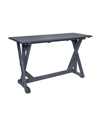 T202 Harvest Bar Table 18 Slate Grey
