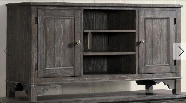 17540 Grand Haven 56&quot; Entertainment Console Rich Charcoal *Discontinued*