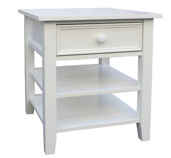 3491-0150 New Haven End Table White