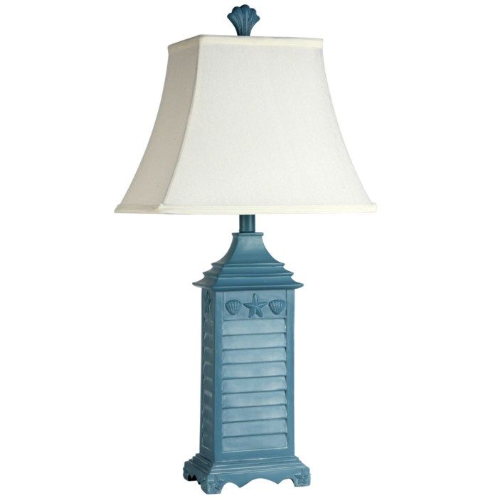 L3-1294 Beach House Blue Table Lamp