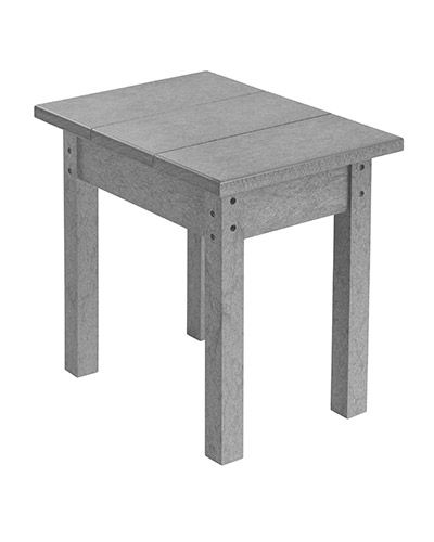 T01 Small Rectangular Table 19 Light Grey