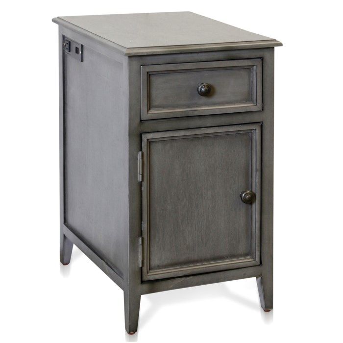 VSF25984 USB Grey Side Table