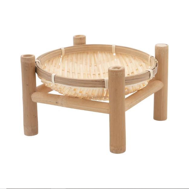 DF5026  Decorative Bamboo Tray on Stand