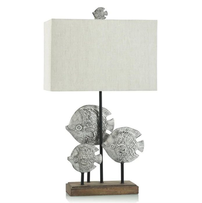 L333222 Silver Fish Table Lamp *DISCONTINUED*