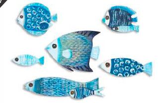 C745 Set of Six Fish