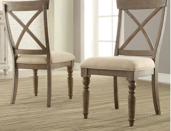 21358 Aberdeen Padded Driftwood Chair