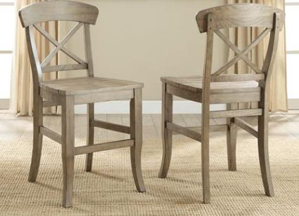 27459 Regan Driftwood Counter Chair (DISCONTINUED)
