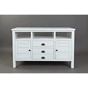 1744-50 Artisan&#39;s Craft 50&quot; Media Console Weathered White